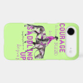 Courage Case-Mate iPhone Case (Back (Horizontal))