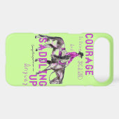 Courage Case-Mate iPhone Case (Back (Horizontal))