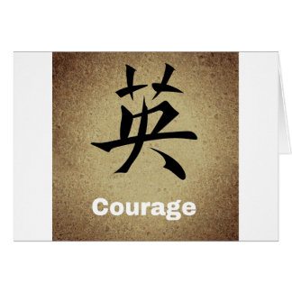 Courage Chinese Character Cards