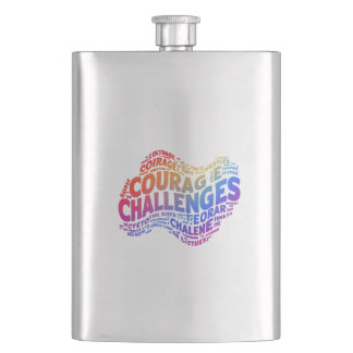 Courage Conquers Challenges. Flask