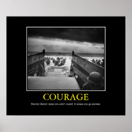 Courage -- D Day Print