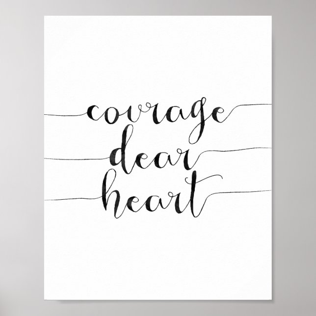 Courage Dear Heart Poster (Front)