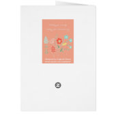courage during chemotherapy cards (Back)