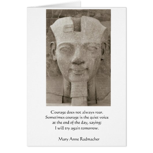 Courage - Egyptian king Cards (Front)