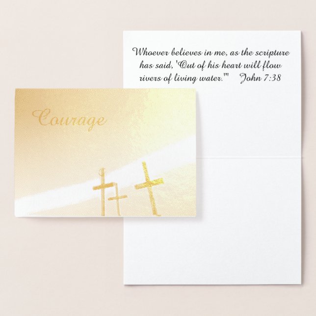 Courage Foil Card (Display)