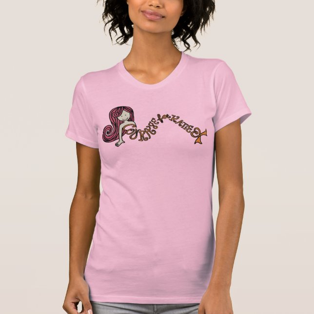 Courage for Katie - OG Mermaid Logo Slim Fit Tee (Front)