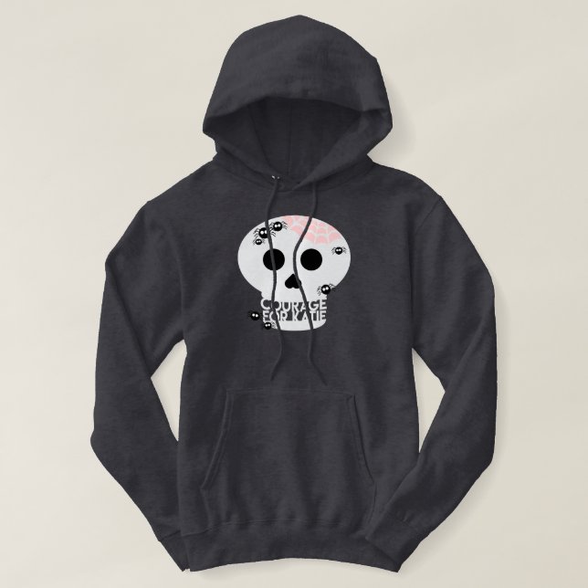 Courage for Katie - OG Skull Logo Hoodie (Design Front)
