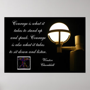 Courage is ... poster