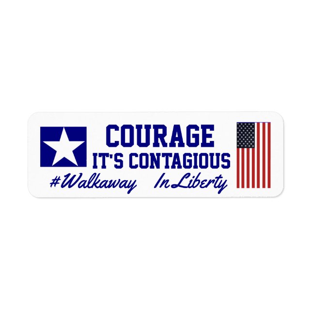 Courage It's Contagious  Label (Front)