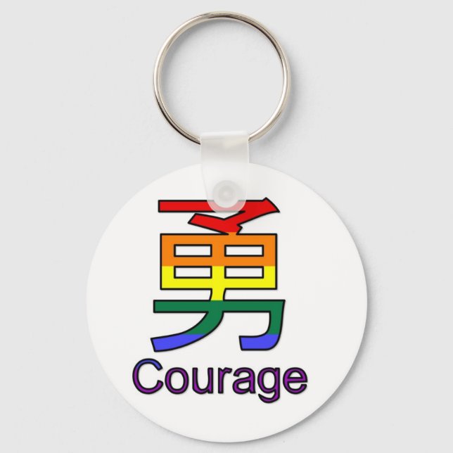 Courage Keychain (Front)