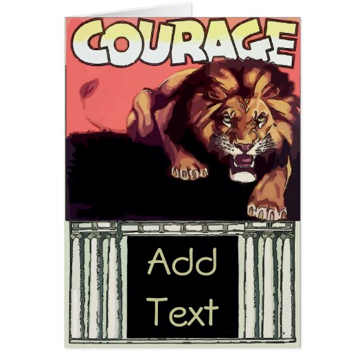 Courage Lion Cards (Front)