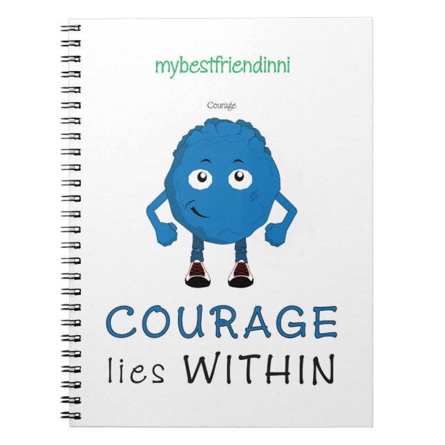 Courage Notebook (Front)