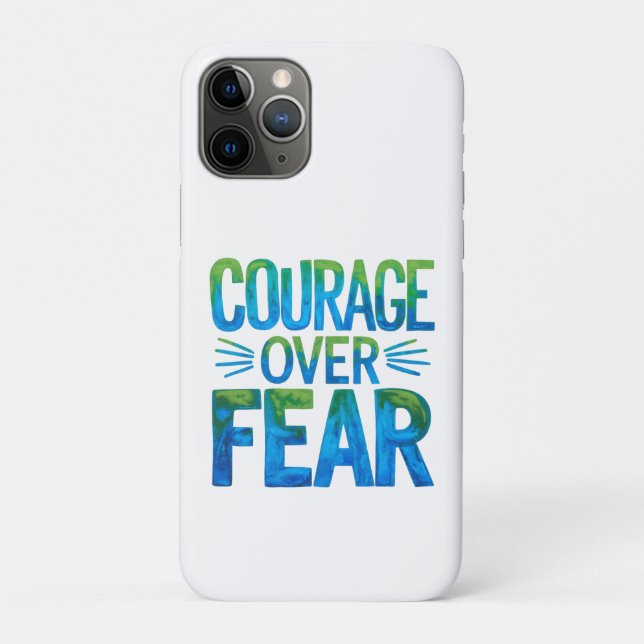 Courage over fear Case-Mate iPhone case (Back)