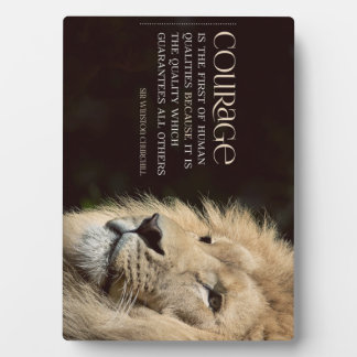 Courage Plaque