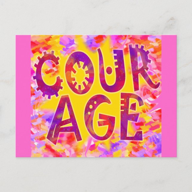 Courage Postcard (Front)