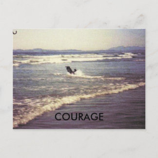COURAGE POSTCARD
