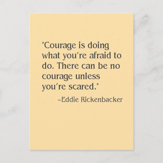 courage postcard (Front)