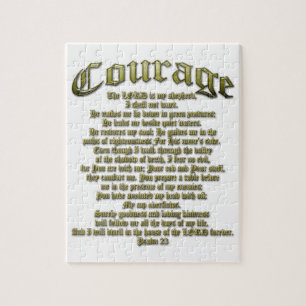 Courage - Psalm 23 Jigsaw Puzzle
