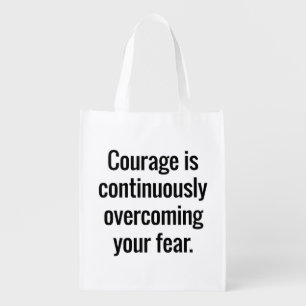 Courage Reusable Grocery Bag