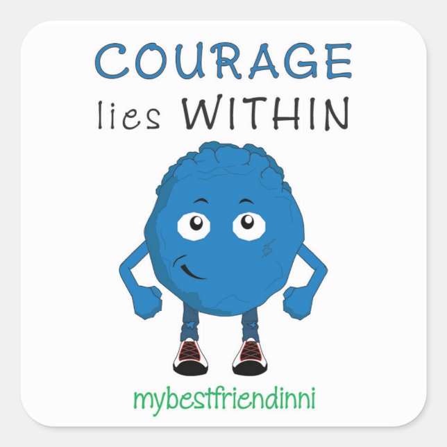 Courage Sticker (Front)