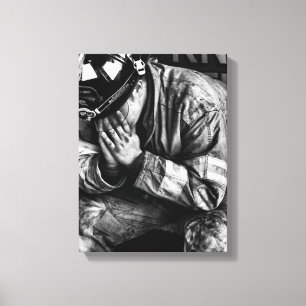 Courage Stretched Canvas Print