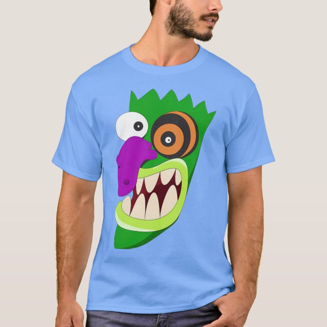Courage the Cowardly Dog Characters funny T-Shirt (Front)
