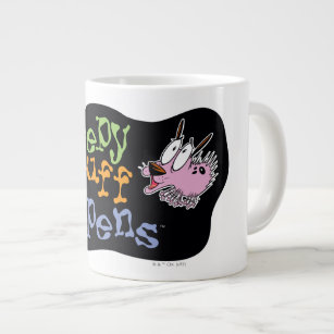 Courage the Cowardly Dog   Creepy Stuff Happens Giant Coffee Mug