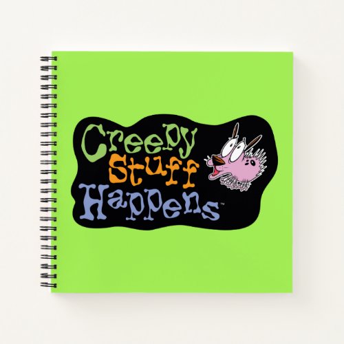 Courage the Cowardly Dog  Creepy Stuff Happens Notebook