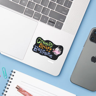 Courage the Cowardly Dog Creepy Stuff Happens Sticker