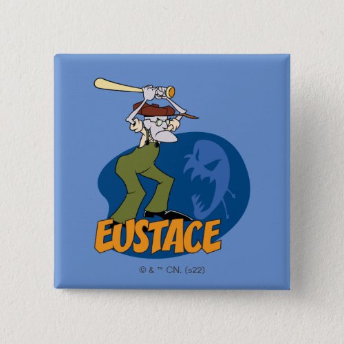Courage the Cowardly Dog  Eustace Graphic Button