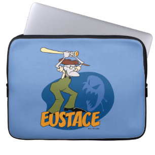 Courage the Cowardly Dog   Eustace Graphic Laptop Sleeve