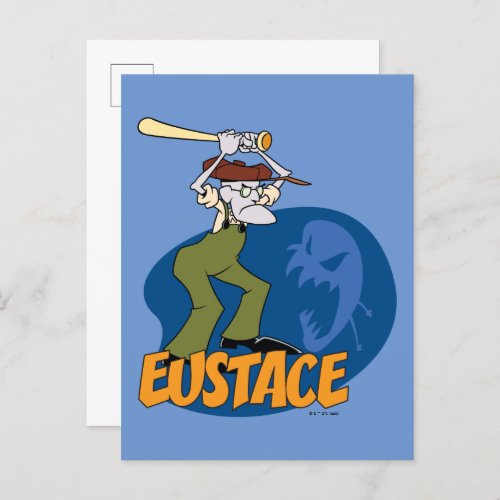 Courage the Cowardly Dog  Eustace Graphic Postcard