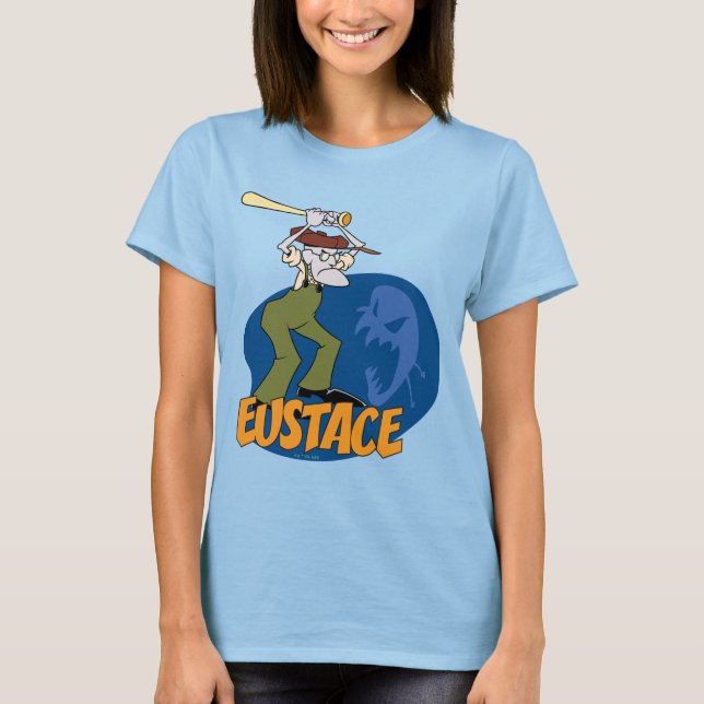 Courage the Cowardly Dog | Eustace Graphic T-Shirt (Front)