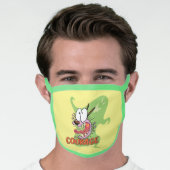 Courage the Cowardly Dog | Ghost Graphic Face Mask (Worn Him)