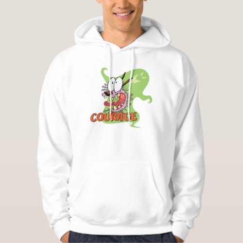 Courage the Cowardly Dog  Ghost Graphic Hoodie