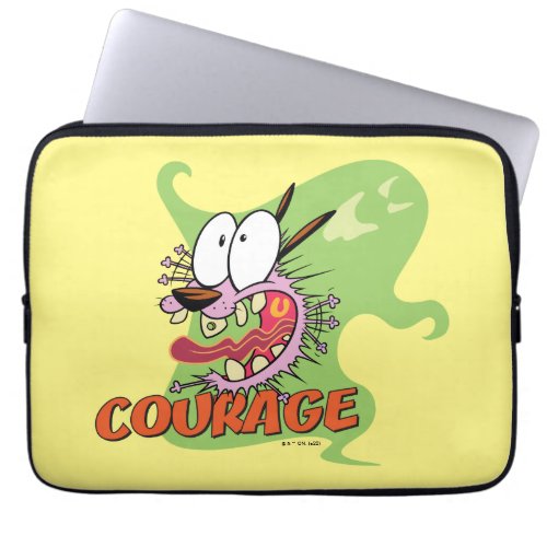 Courage the Cowardly Dog  Ghost Graphic Laptop Sleeve