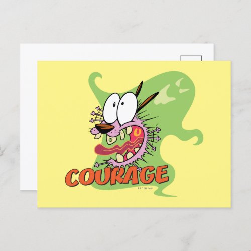 Courage the Cowardly Dog  Ghost Graphic Postcard