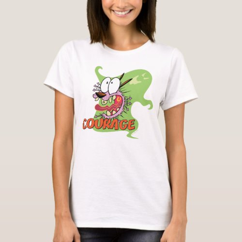 Courage the Cowardly Dog  Ghost Graphic T_Shirt