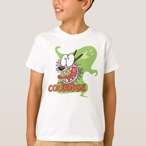 Courage the Cowardly Dog  Ghost Graphic T_Shirt