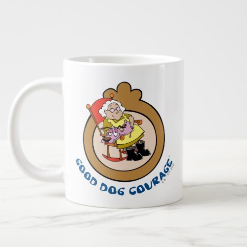 Courage the Cowardly Dog  Good Dog Courage Giant Coffee Mug