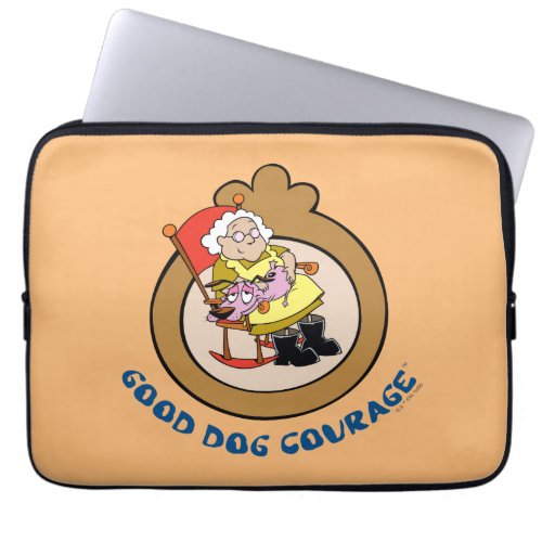 Courage the Cowardly Dog  Good Dog Courage Laptop Sleeve