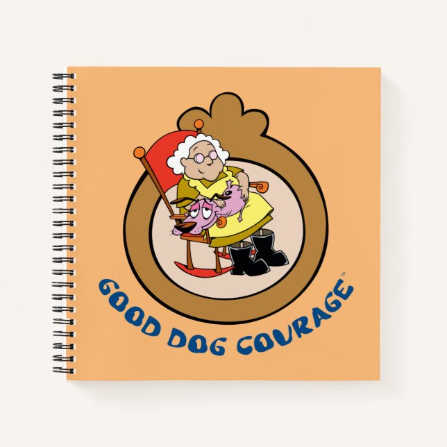 Courage the Cowardly Dog | Good Dog Courage Notebook (Front)