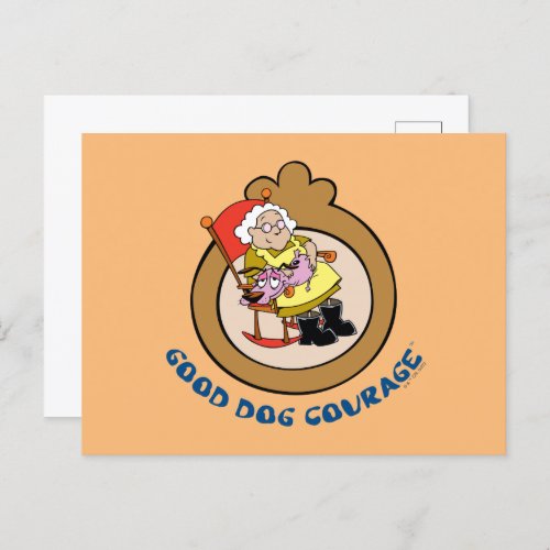 Courage the Cowardly Dog  Good Dog Courage Postcard