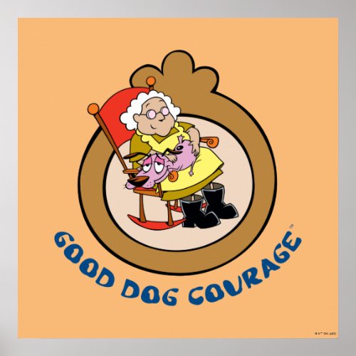 Courage the Cowardly Dog  Good Dog Courage Poster