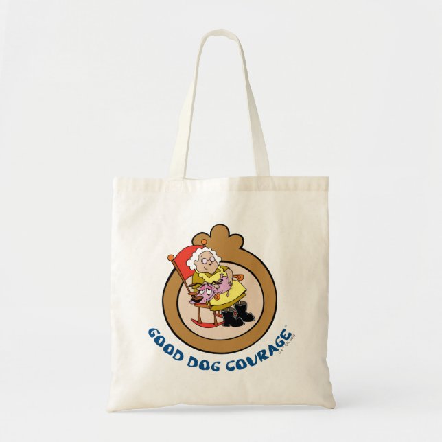Courage the Cowardly Dog | Good Dog Courage Tote Bag (Front)