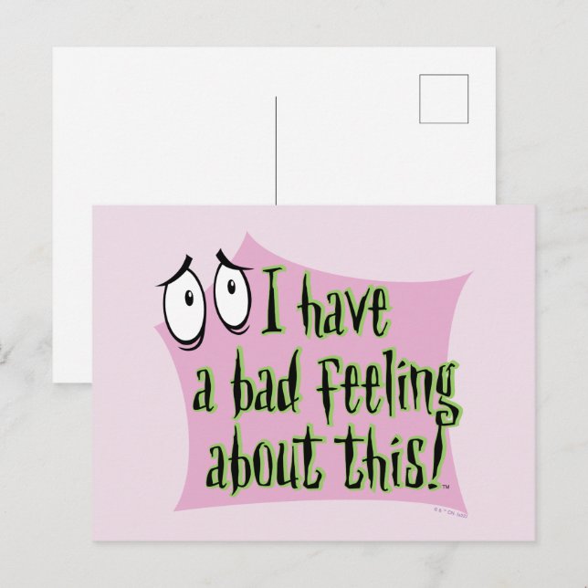 Courage the Cowardly Dog | I Have a Bad Feeling… Postcard (Front/Back)