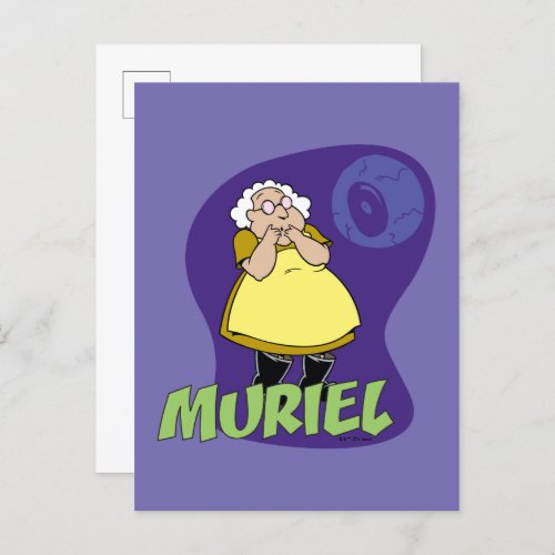 Courage the Cowardly Dog  Muriel Graphic Postcard