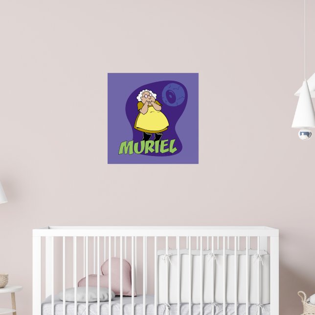 Courage the Cowardly Dog | Muriel Graphic Poster | Zazzle