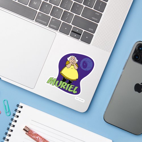 Courage the Cowardly Dog  Muriel Graphic Sticker