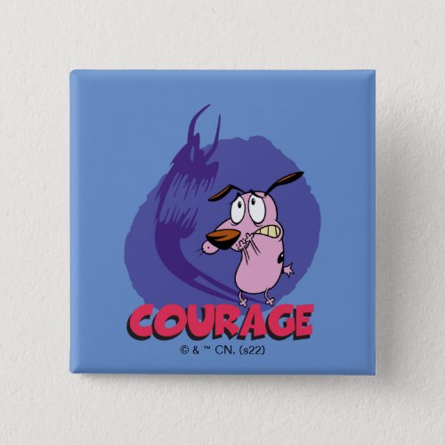 Courage the Cowardly Dog  Shadow Graphic Button